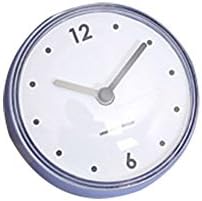 Narutosak Wall Clock Bathroom Kitchen Waterproof Suction Cup Decor Shower Timer Decor - Blue