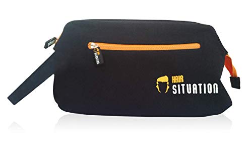 Men Toiletry Bag , Traveling Case (Dopp Kit) Grooming Organizer Stylish Design. Practical And Multi-Functional & Large Storage Capacity. Made With Premium Quality Materials With Extendable Wire Fram