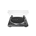 Audio-Technica AT-LP60XBT-BK Fully Automatic Bluetooth Belt-Drive Stereo Turntable, Black, Hi-Fidelity, Plays 33 -1/3 and 45 RPM Vinyl Records, Dust Cover, Anti-Resonance, Die-cast Aluminum Platter primary