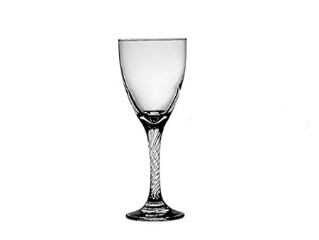 Pasabahce Twist Red Wine Glass Set, 205ml, Set of 6, Clear