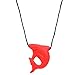 MyBoo Autism Sensory Chewable Shark Pendant - Red