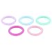 Silicone Wedding Ring for Women, Comfortable Fit Silicone Wedding Bands Rubber Rings for Active Sports Women, Non-toxic, Antibacterial, Breathable