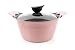 Neoflam Eela stockpot pink, 4.5 QT