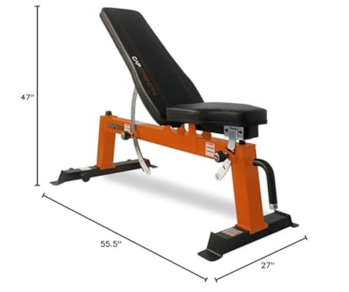 CAP Barbell Deluxe Utility Weight Bench, Orange in Kuwait Whizz