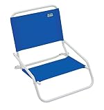 RIO Beach Wave 1-Position Beach Folding Sand Chair - Pacific Blue
