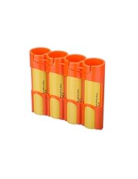 Storacell, Powerpax SlimLine 18650, soporte de baterías, paquete de 4 unidades.
