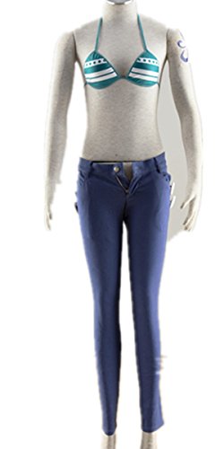 Jump OP One Piece Cosplay Costume-Nami 4Pcs Set