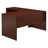 Bush Furniture Commerce 60W L Shaped Desk in Autumn Cherry