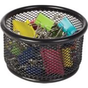 STAPLES225347 Cup Doodad Small Mesh Black