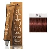 Schwarzkopf Igora Royal High Power Browns Hair Color - B-8 Brown Red 2.1oz