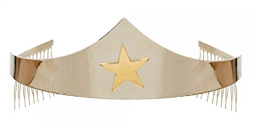 DC Comics Wonder Woman Star Silver Tiara Boxed Headband Costume