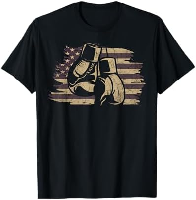 T-shirt Boxe – Sparring, Combat, Entraînement – Coupe Classique, Manches Doublées – Cadeau Boxeur