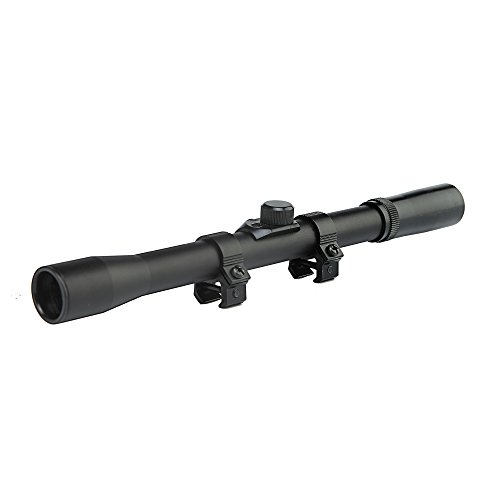 Spike 4x20 Air Gun Rifle Optics Scope Caza Tactical Riflescope +18mm Rail Mounts For Hunting Airsoft Supplies