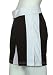 UN92 Women Stripe MMA Fight Shorts - Black/White