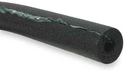 1-1/8" x 6 ft. Polyethylene Pipe Insulation, 1/2" Wall