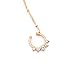 Geerier Nose Earring Chain Set Crystal Nose Ring Fake Septum Piercing Hanger Clip On