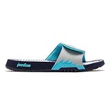 Nike Air Jordan Hydro 5 V 555501-405 Navy/Turquoise/Silver Men's Slides