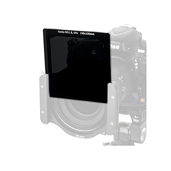 Haida Optical Neutral Graufilter 100 mm x 100 mm (ND 1.8) 64x - Kompatibel mit Cokin Z-Pro Serie