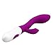 Nomisex 30-Frequency Rabbit G-spot and Clitoral Vibrator with Dual Powerful Motors (Pink-Style 1)