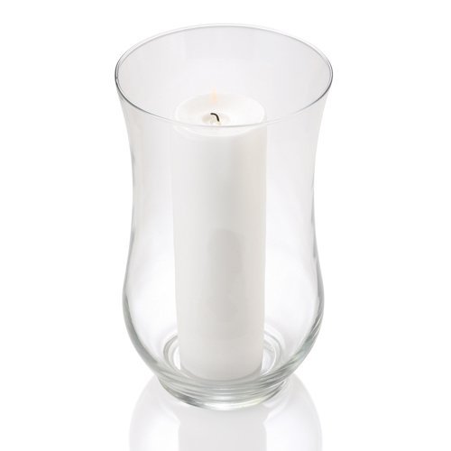 Amazon Com Eastland Set Of 12 Glass Adena Hurricane Vases 10 5