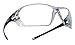 Boll&eacute; Safety 253-PR-40057 Prism Safety Eyewear with Shiny Black Rimless Frame and Clear Anti-Scratch/Anti-Fog Lens primary
