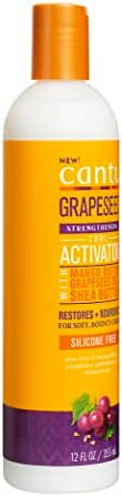 Cantu Grapeseed Curl Activator Cream 355ml - Hydrating Defining Moisturizer view 2