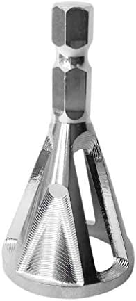 FOANA Stainless Steel Deburring External Chamfer Tool Drill Bit Remove Burr Silver