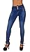 Colombian Design, High Waist, Butt Lift, Levanta Cola, Skinny Jeans in Washed Blue Size 13