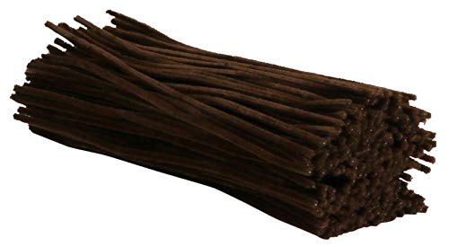 Iconikal Pipe Cleaners Craft Chenille Stems, 300-Count, Brown