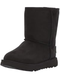 UGG Baby T Classic Short II WP Fashion Boot, Black, 6 M US Toddler