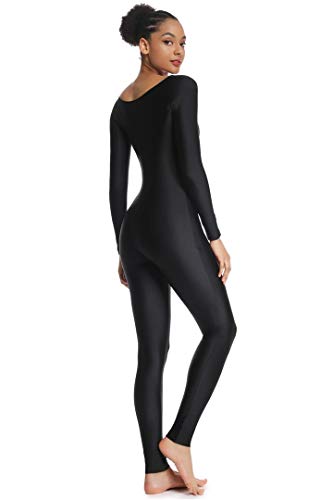 OVIGILY Women's Long Sleeve Unitard Dance Costume Spandex Full Body Suits