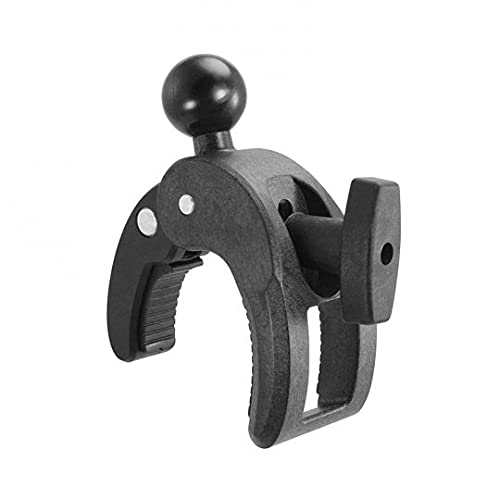 iBolt 25mm / 1 inch Ball to Clamp Post/Pole/Handlebar Mount Base/Adapter - for All Industry Standard 1 inch / 25 mm mounts