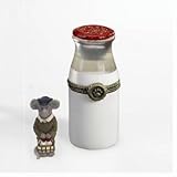 Boyds Bears Boyds Dairy Farm Milk Bottle with Pint McNibble Hinged Box 4022175 - NEW!