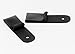 FoxX Holsters All Kydex J Hooks for IWB Hybrid Holster, Under The Belt J Hook Style Clips Pair of 2 (Black)