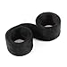 Lady 50cm Black Flannel Cover Hair Maker Clip Curler Bun Tool