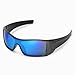 Walleva Ice Blue Coated Polarized Replacement Lenses for Oakley Batwolf (OO9101 Series) Sunglasses