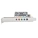 Syba IO Crest 5.1 Channel PCIe X1 Sound Card Sound Cards SI-PEX63096