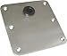 SeaSense Seat Deck Base off-centered, 7 X 7-Inch, Stainless Steel