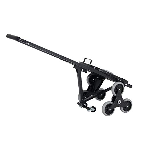 image for DlandHome Enhanced Stair Climbing Cart, Portable Climbing Cart Handlin