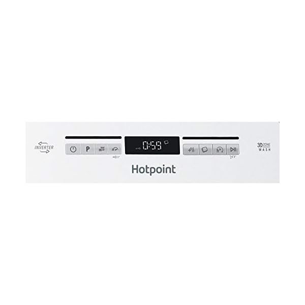Hotpoint-HSFO3T223WUKN-10-Place-Slimline-Freestanding-Dishwasher-White Hynar Hotpoint HSFO3T223WUKN 10 Place Slimline Freestanding Dishwasher - White