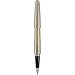PILOT Metropolitan Collection Gel Roller Pen, Gold Barrel, Zig-Zag Design, Fine Point, Black Ink (91203)