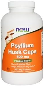 Psyllium Husk Caps, 500 mg, 500 Veg Capsules