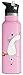 Kids Water Bottle Easy-Sip Straw Lid Leak-Proof Insulated Stainless Steel Thermos Perfect for School & Pickleball 3 Lids BPA-Free Keeps Drinks Cold for 24 Hours (Pink 20oz)