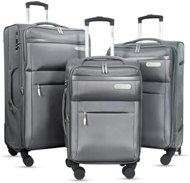 Amazon.com | IZOD Sabina 3 Piece Expandable Hardside Luggage Set
