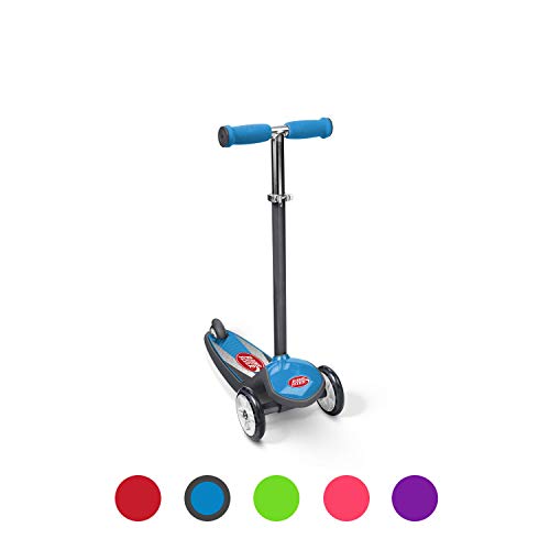 Radio Flyer Color FX EZ Glider 3 Wheel Kid's Scooter, Blue Kick Scooter, for Ages 3+ Years