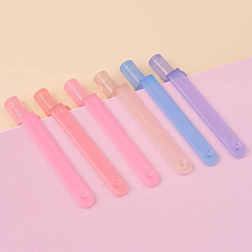 6 Pcs Kawaii Pens Anime Moon Pen Merchandise Black Ink 0.5mm Ballpoint Pens Office School Supplies for Girls Women Press Gel Pen