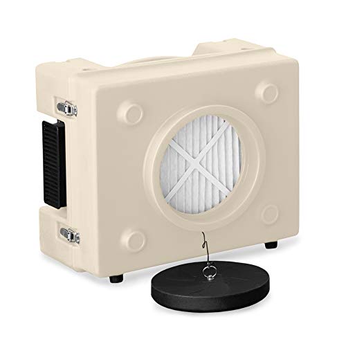 B-Air AP-450 Max Professional Grade Air Purifier Scrubber for Household Use, 450 CADR, Water Damage Equipment, Eggshell White