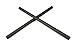 Lanparte CFR-350 Carbon Fiber Rod, Pair (Black)