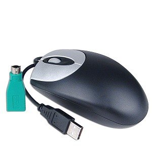 iOne LYNX-M9 3-Button USB/PS2 Optical Scroll Mouse