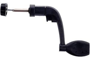 SEADIQUIET Black Universal Plastic Power Handle Fishing Reels Crank Rock Arm Spinning Wheel Grasp Reels and Accessories